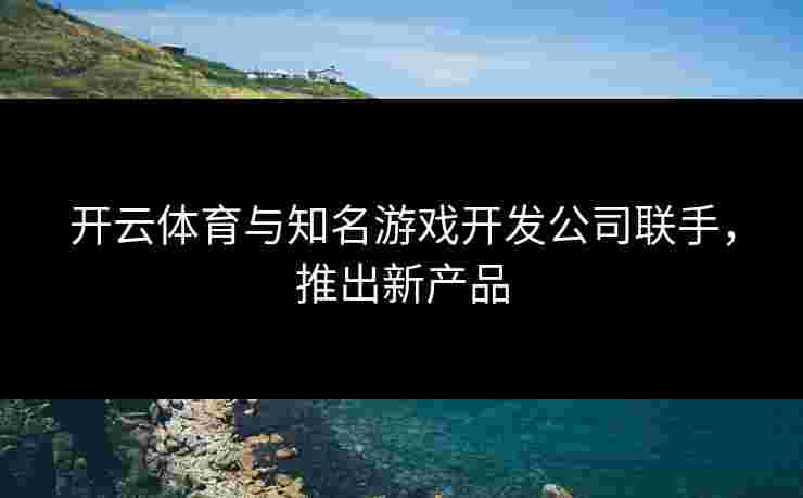 开云体育与知名游戏开发公司联手，推出新产品