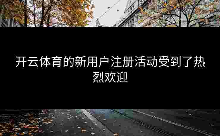 开云体育的新用户注册活动受到了热烈欢迎